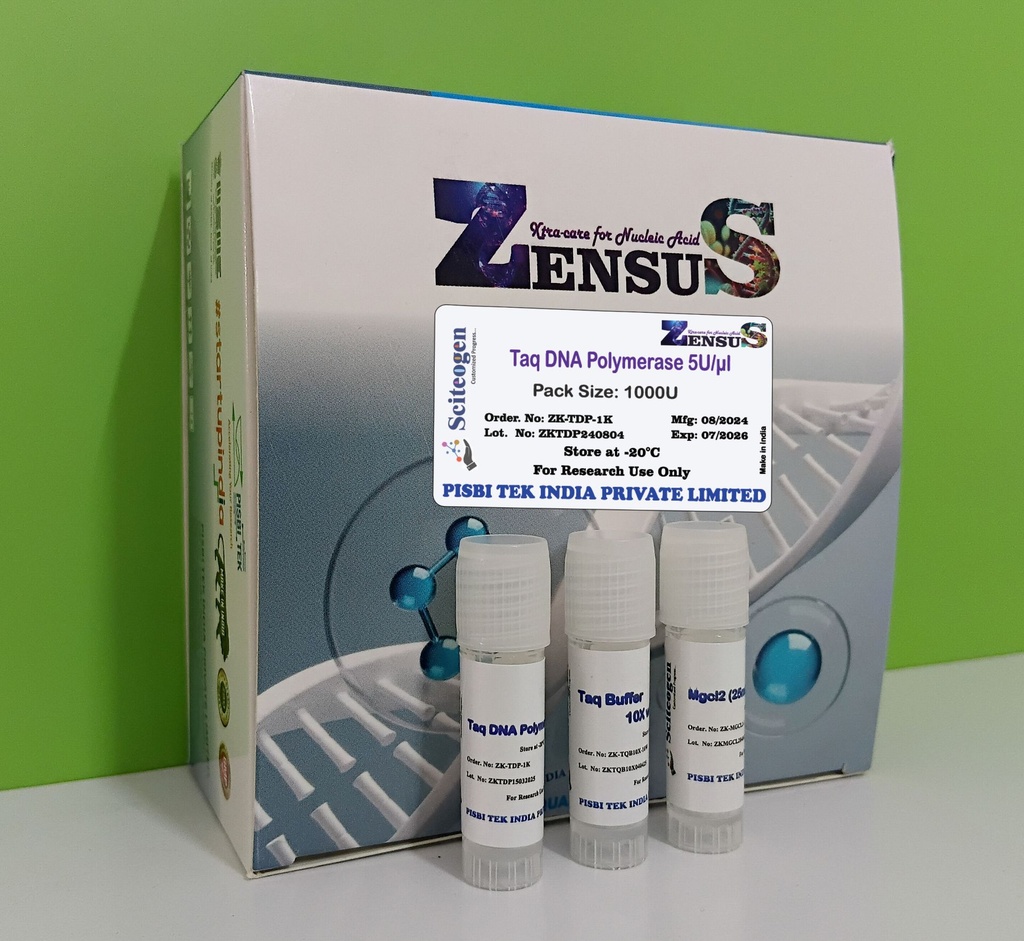 Taq DNA Polymerase -5U/μl -ZK-TDP-1K