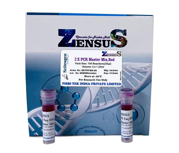 2X Taq DNA PCR Master Mix, RED -ZK-TDPMX-2R